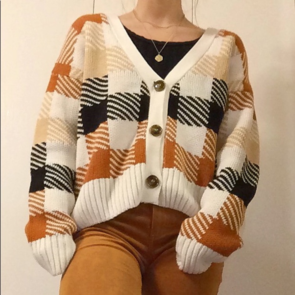 V Neck Cardigan